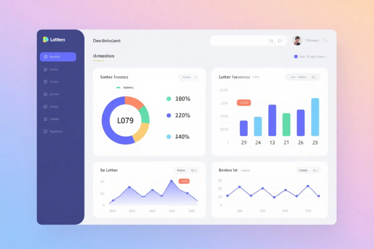 数据看板与走势图示意